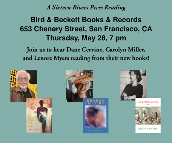 Flyer for poetry reading